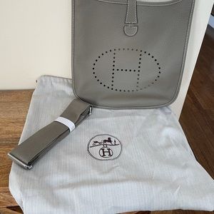 Hermès togo evelyne cross body bag